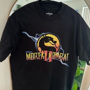 Mortal Kombat Black T-Shirt 100% cotton.